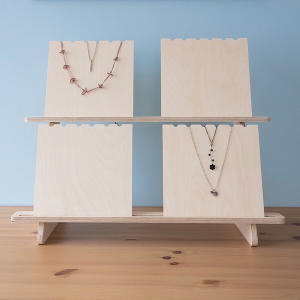 Necklace Display Stand for Countertops used in Craft Shows, Markets and Retail