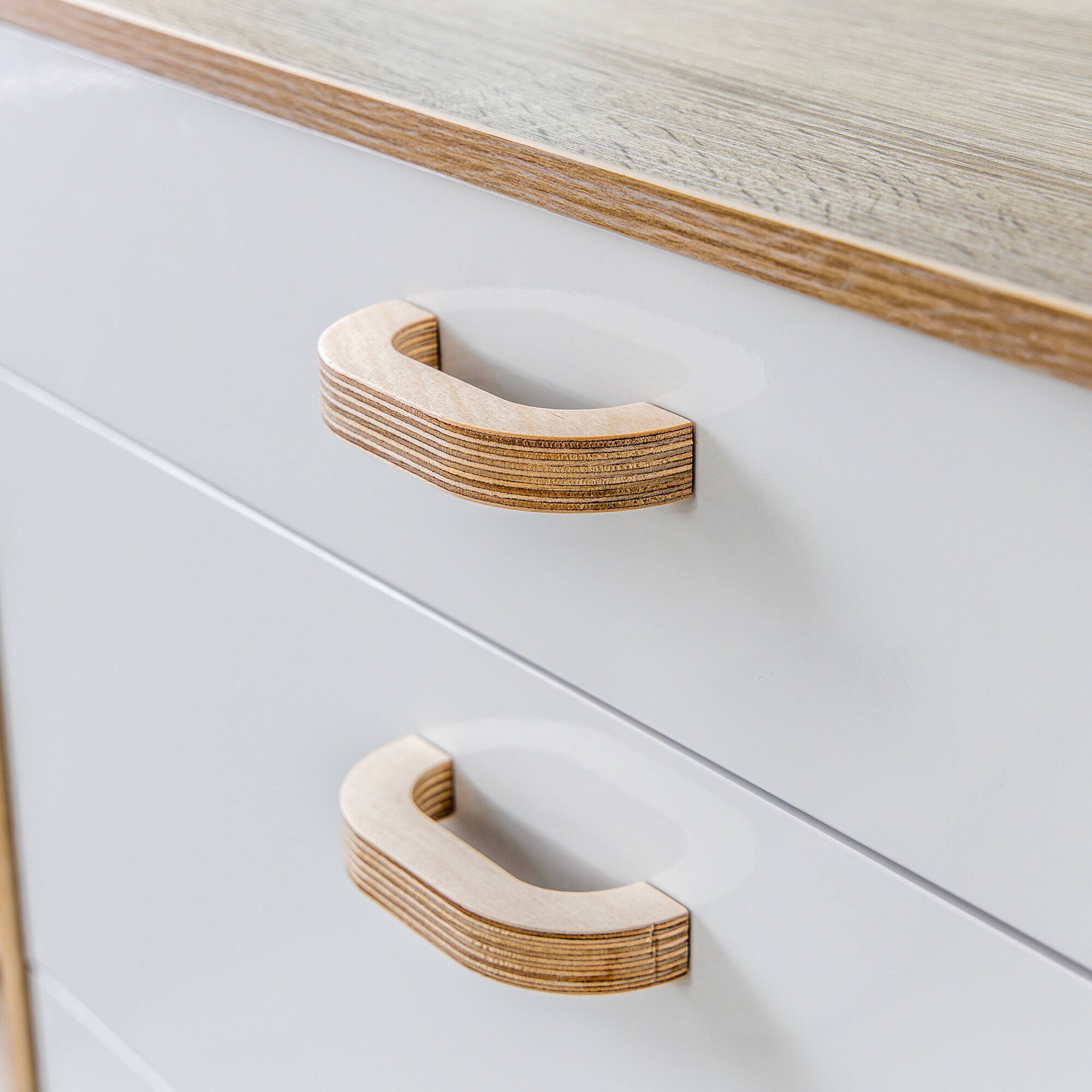 Curved Drawer and Door Handles Pull Handles for Etsy