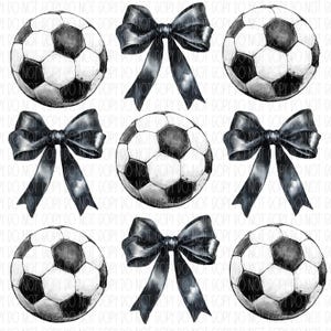 soccer coquette bow, soccer, soccer bow collage, trendy soccer design, png, sublimation, digital design