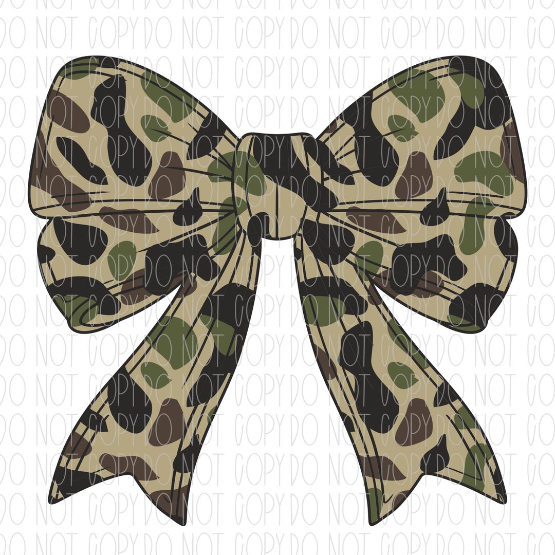 Camo Coquette Bow, Girly Bow, Preppy Camo Bow, Camouflage Bow