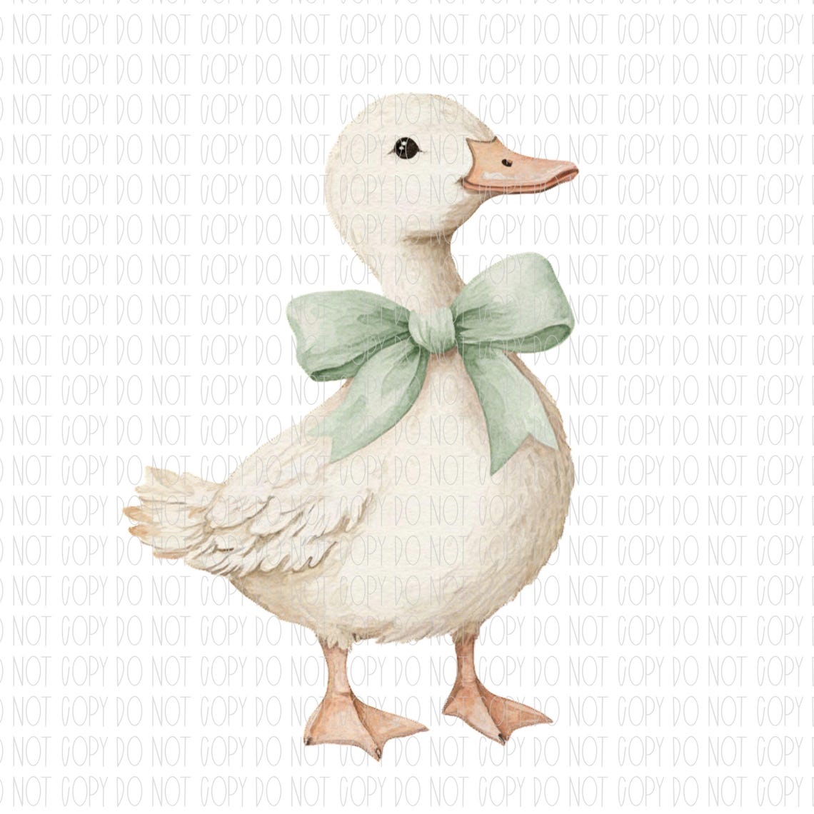 Silly Goose Coquette Bow, Mama Goose, Nursey Art, Watercolor Goose Bow ...