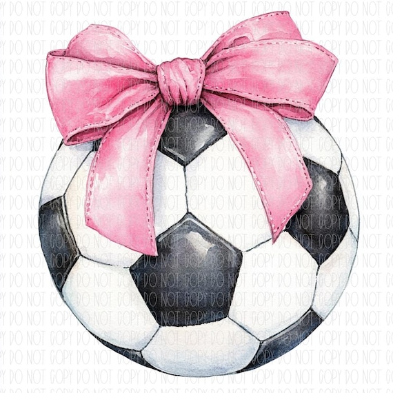 soccer coquette bow, soccer, pink bow soccer ball, trendy soccer design, png, sublimation, digital design