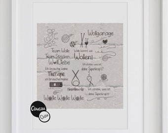 Plotter file knitting wool svg dxf, plotter file by CoucouChou