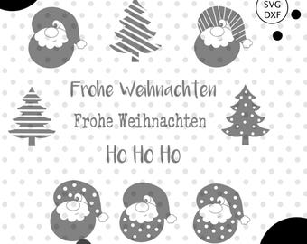 Plotterdatei Weihnachtswichtel svg dxf, CoucouChou Design