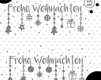 Plotter file Merry Christmas svg dxf CoucouChou