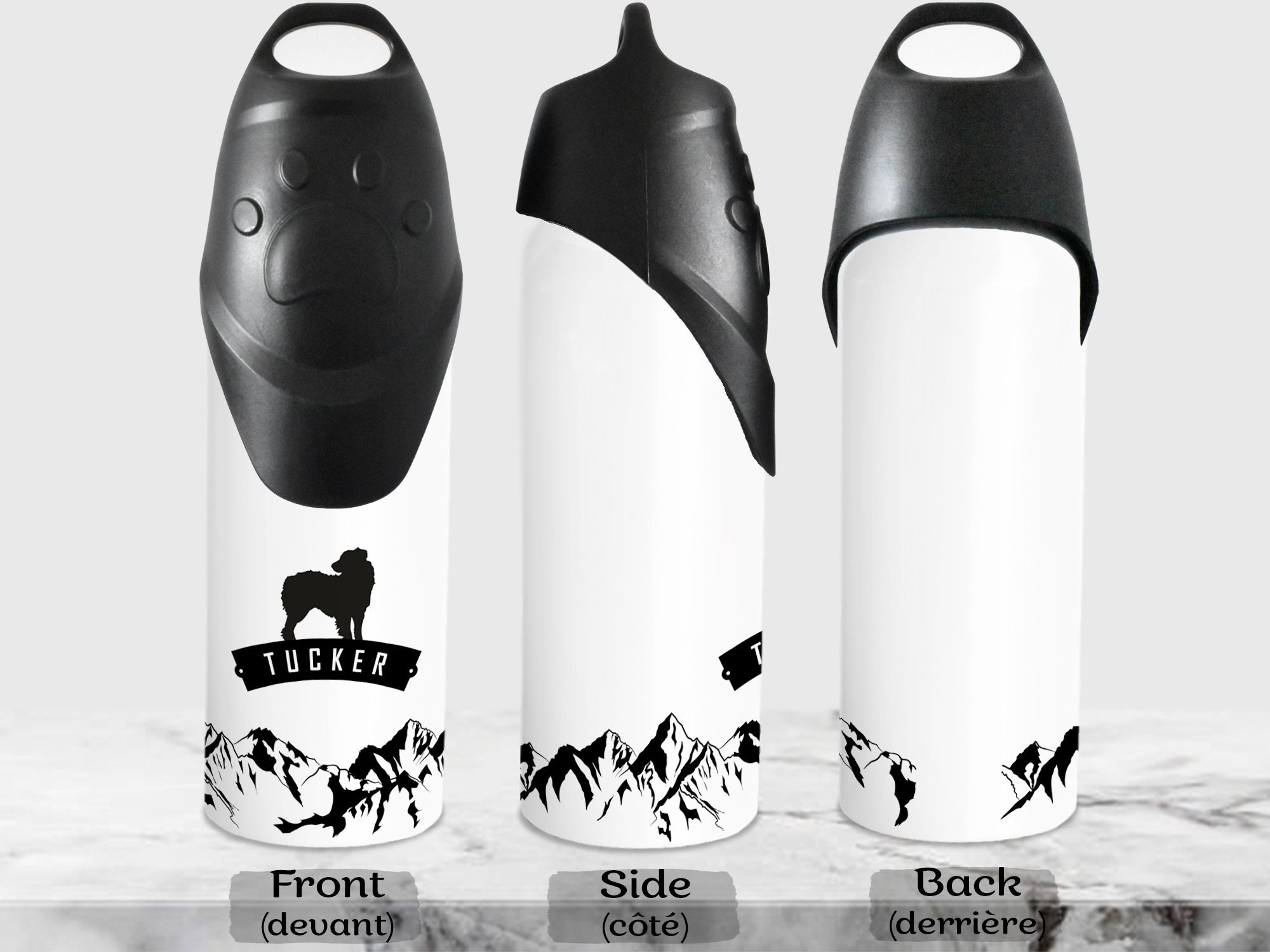 Custom Dog Water Bottle Personalized Water Bottle for Dog Etsy
