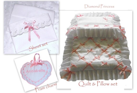 silver cross dolls pram bedding