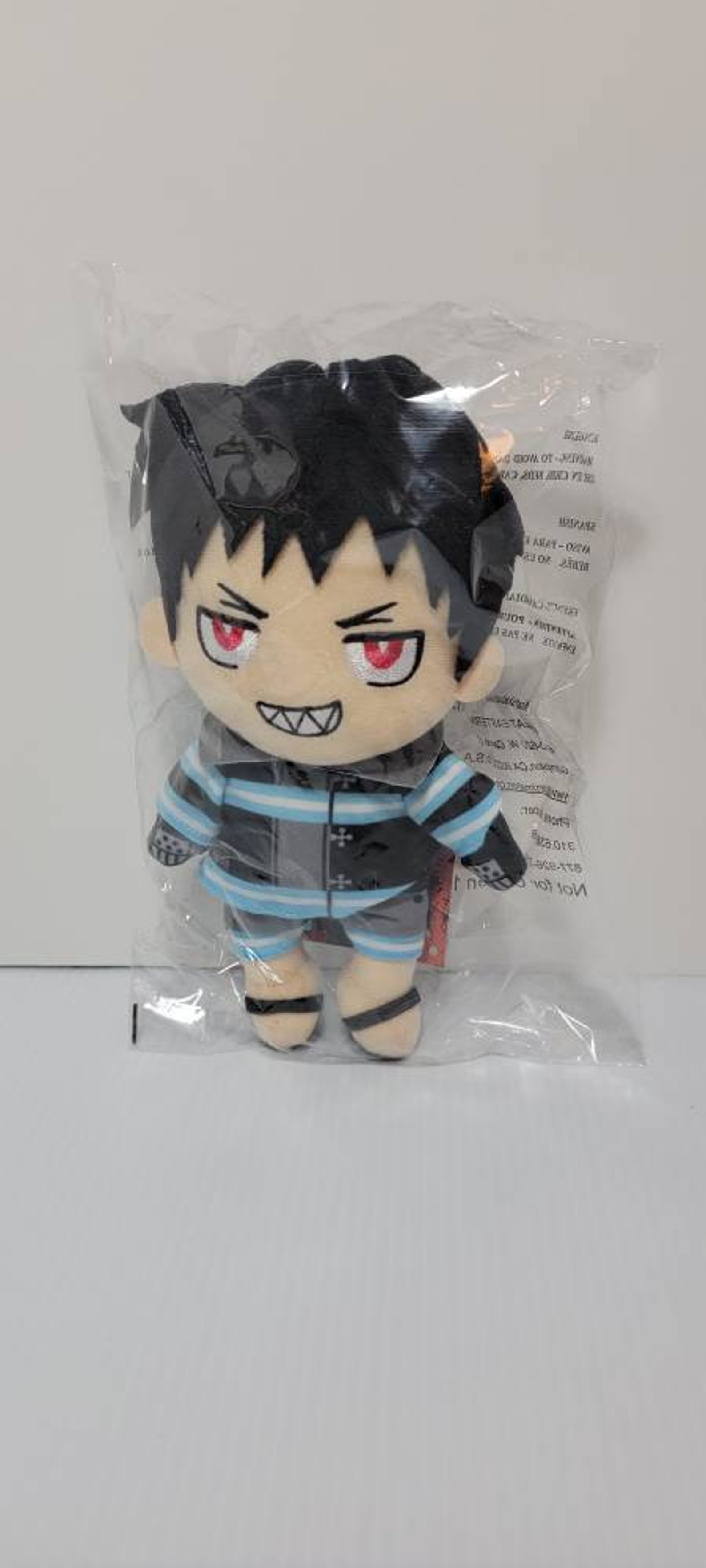 Fire Force Shinra Fireman Uniform Plush 8h | Etsy