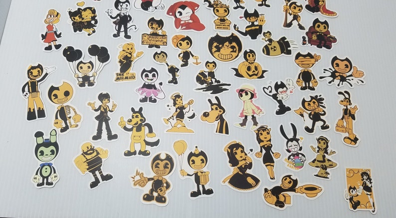 50 Bendy and the ink machine Stickers Stickers