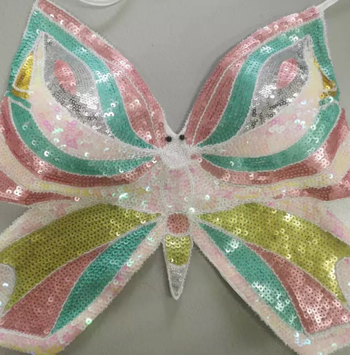 Sequin Butterfly Top Etsy