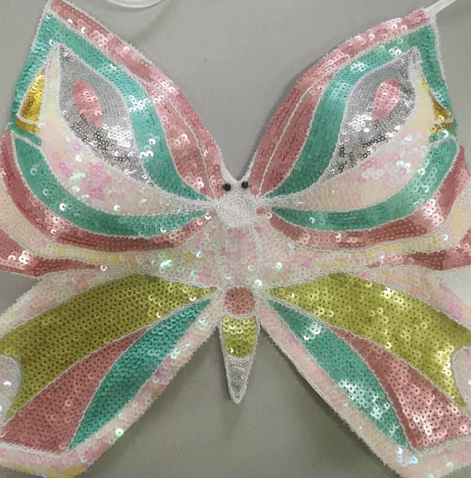 Sequin Butterfly Top Etsy