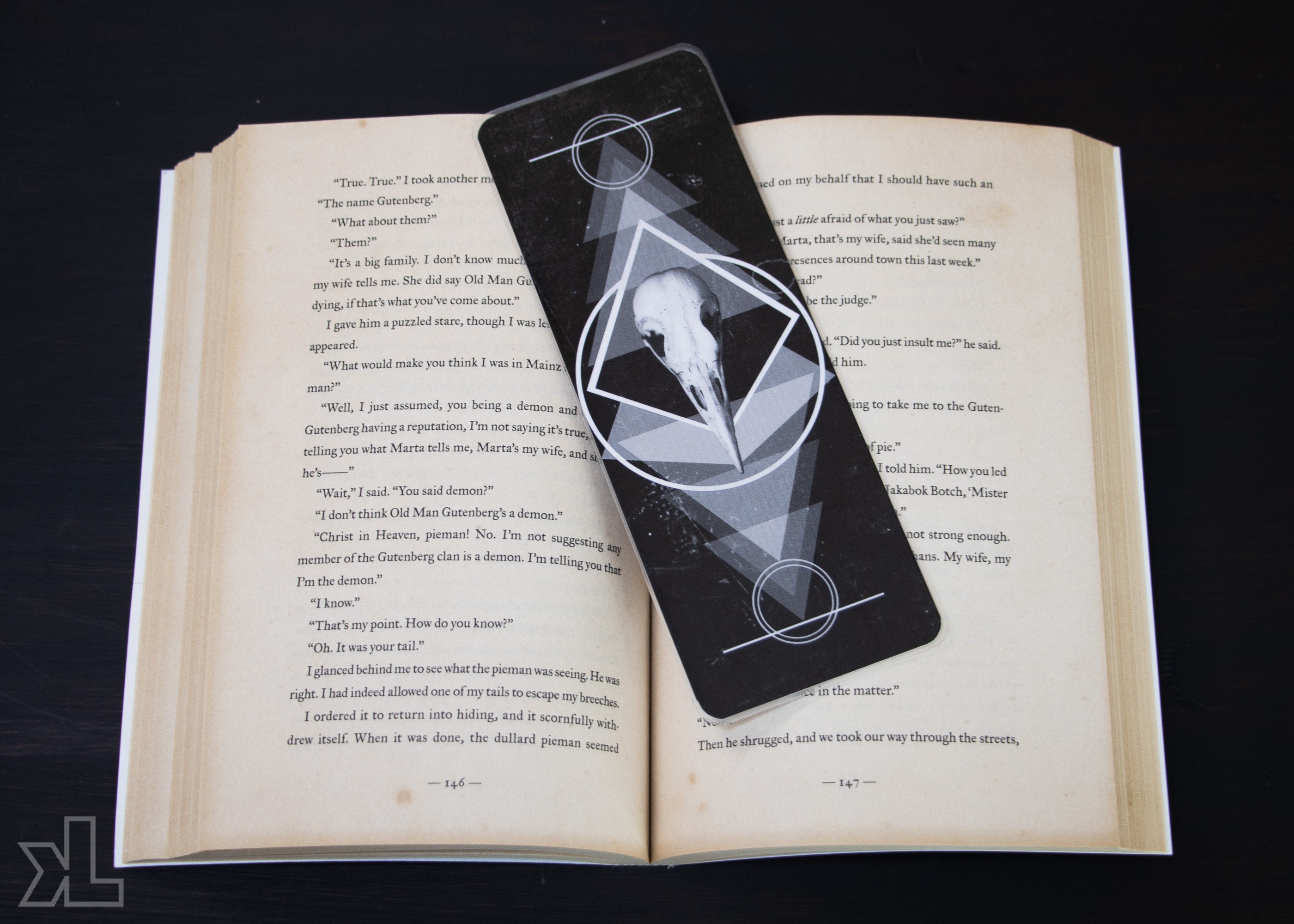 Bookmarks Dark Marks Series One Bookmarks | Etsy