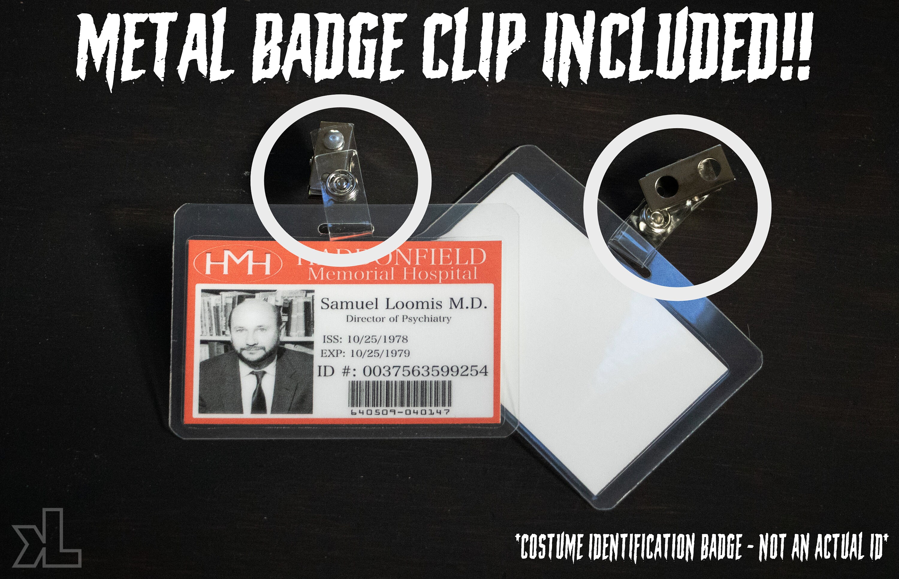 Costume halloween Dr. Loomis Identification Etsy