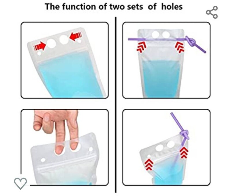 Reusable drink pouches. Kids and adults. Comes with a straw Etsy