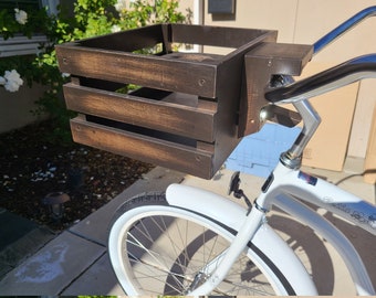 Bicycle Basket Wooden Kona