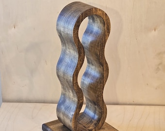 Wine Rack 3 Bottles Minimalist. Wood Wine Rack, wine Rack Shelf, Wine Holder, Wine Bottle Holder ,MCM made in the U.S.A.