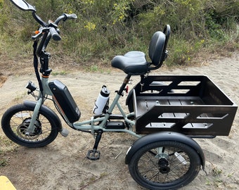 Basket for adult tricycle