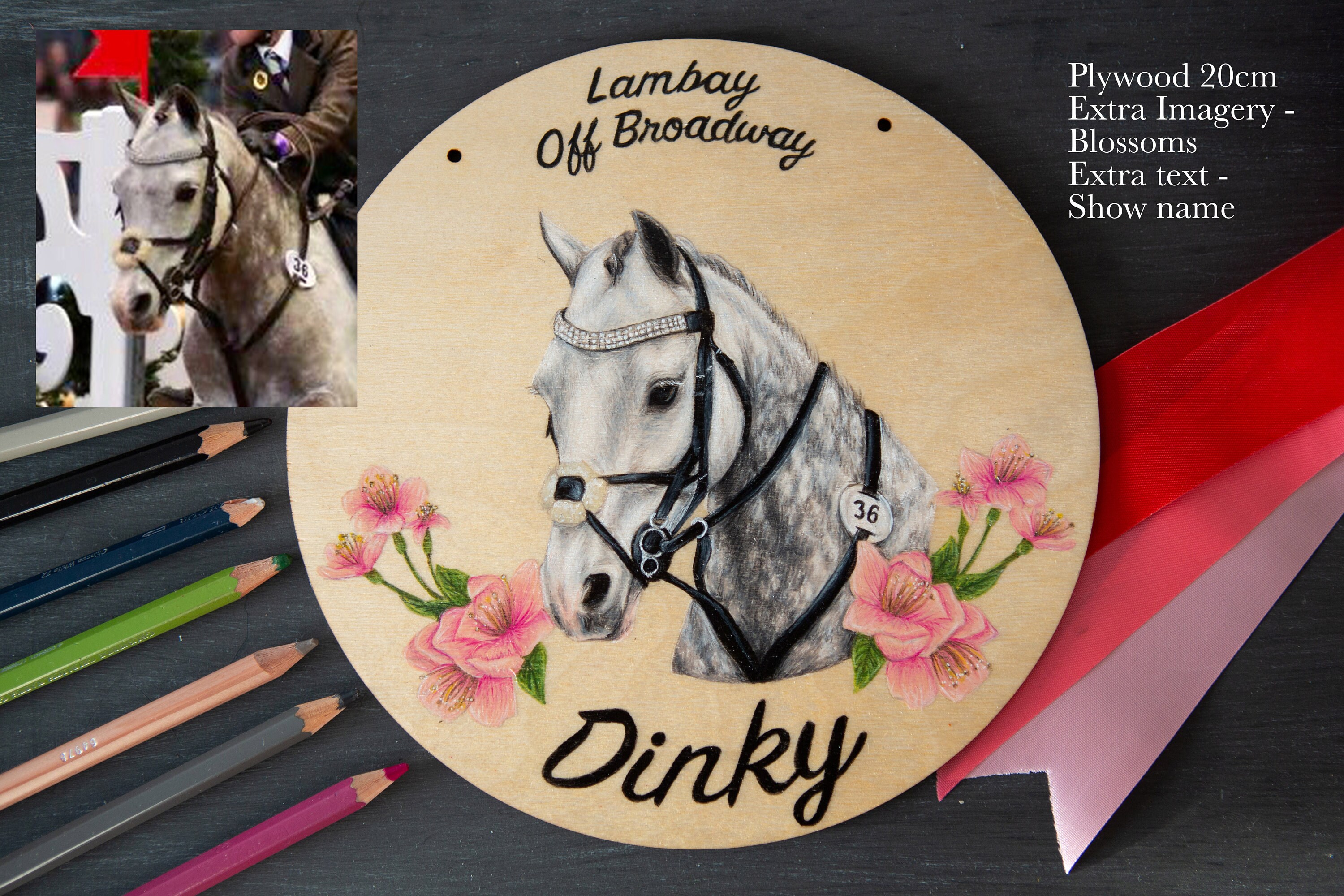 Hand Drawn Stable Name Plate Personalised Custom Equine Etsy