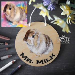 Custom Pet plaque, Hutch Cage Room sign, Personalised Decor, Gift for pet lovers, hamster rabbit dog cat guinea pig, pet supplies memorial