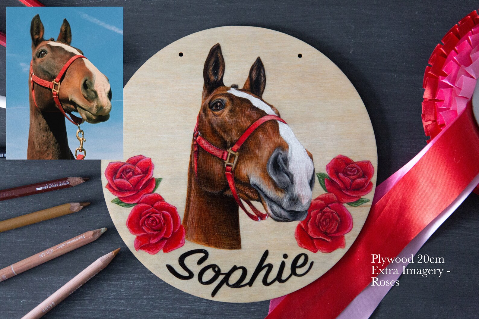 Hand Drawn Stable Name Plate Personalised Custom Equine Etsy