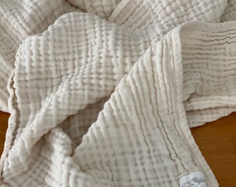 cotton muslin blanket queen