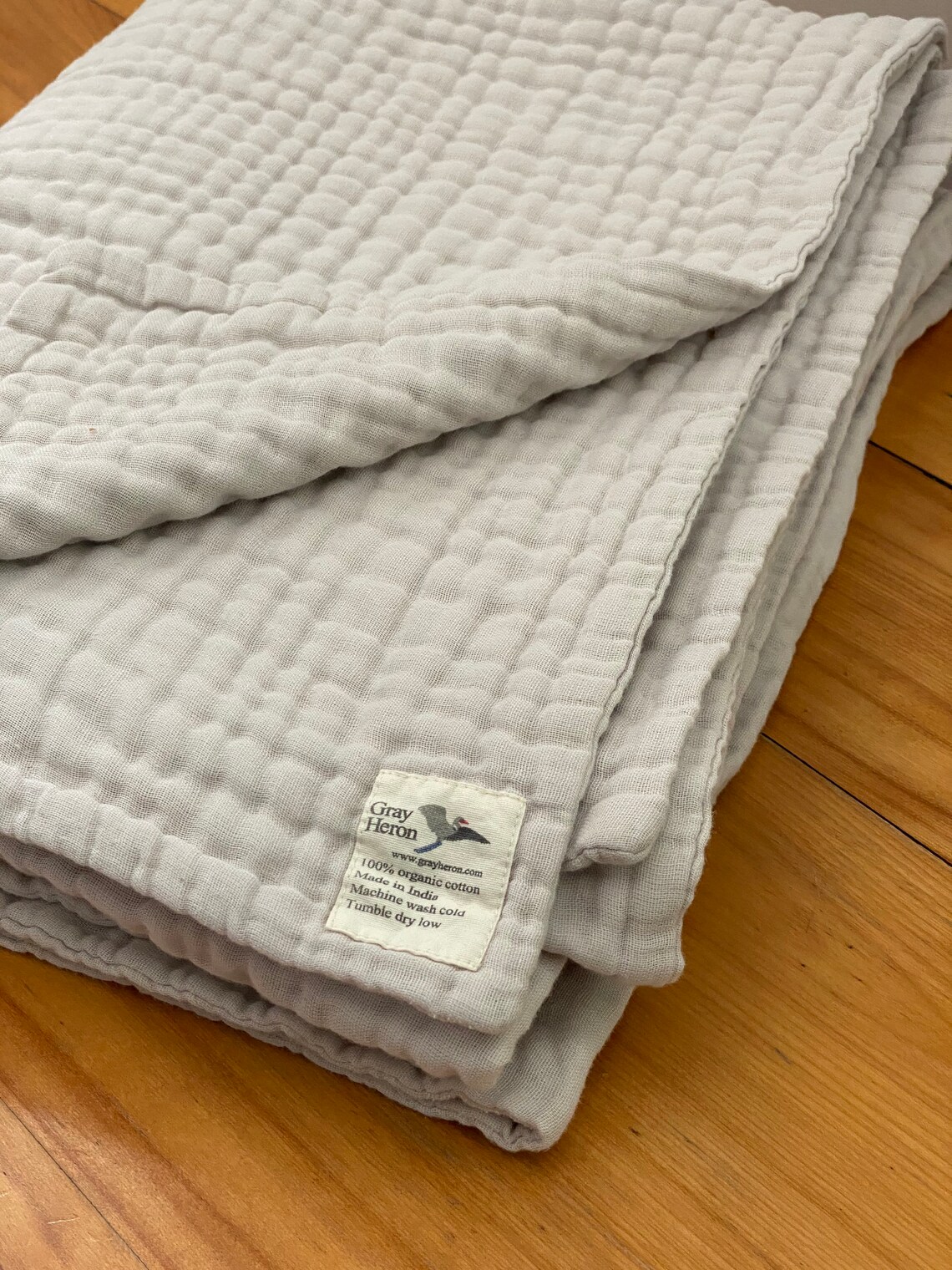 King ORGANIC Muslin Blanket. A Substantial Breathable 8 Layer Etsy
