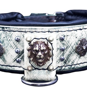 Rottweiler collar , American Pitbull collar , leather dog collar handmade , Cane Corso collar , Collars for mastiffs , Bully XL collar