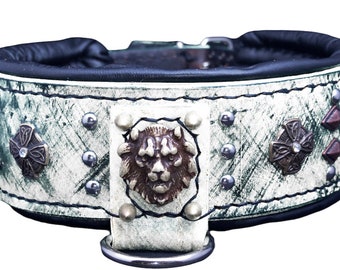 Rottweiler collar , American Pitbull collar , leather dog collar handmade , Cane Corso collar , Collars for mastiffs , Bully XL collar