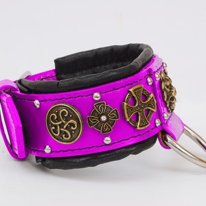 Bully XL collar, Celtic leather dog collar, German Shepherd Collar, French Bulldog collar, Amstaff leather dog collar, Terrier dog collar