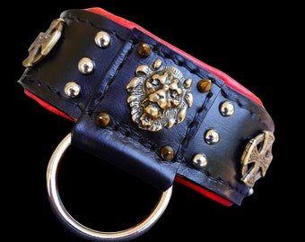 Bestia™ EROS Hundehalsband – 6,3 Cm Breit, Aus 100% Leder, Gepolstert | Für Große Hunderassen
