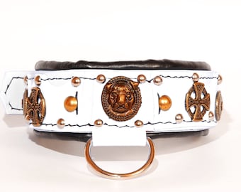 Collare Per Cani Arancione / Collare Per Cani Con Corda / Collare Per - Foto 12