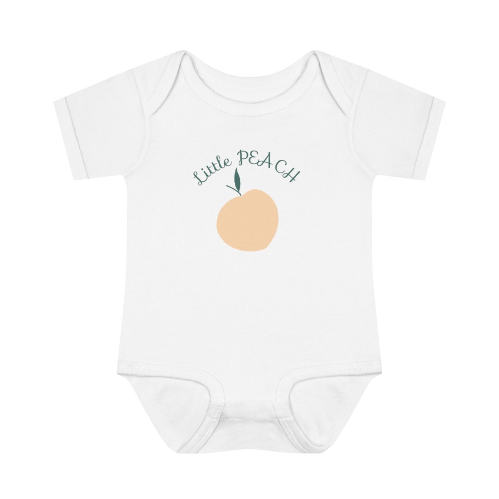 Peach baby Onesie® cute little peach Onesie® Southern baby Etsy