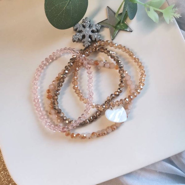 Glass Bead Bracelet Etsy