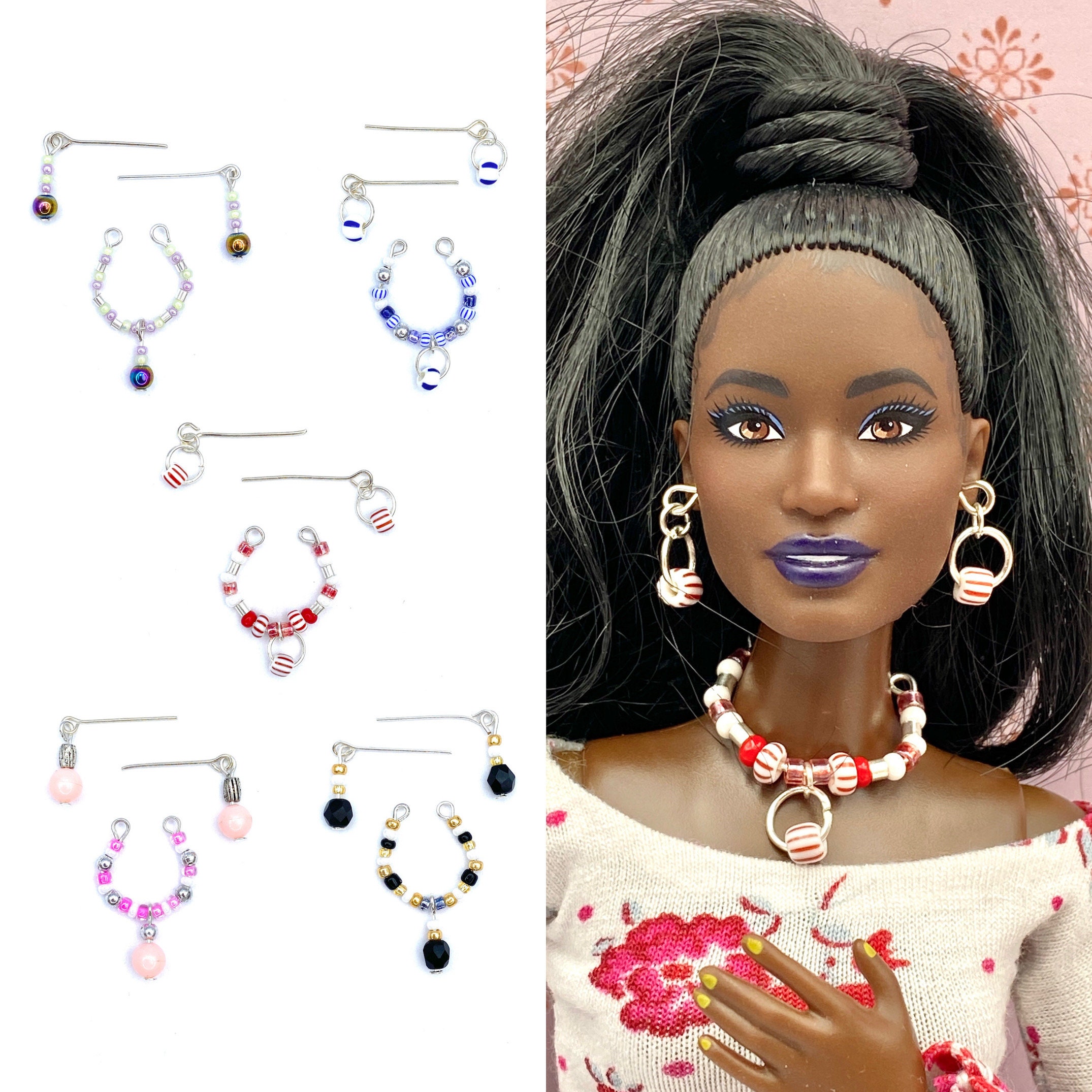 Necklace and Earrings for 12 Inches Dolls Fashion Royalty Integrity Toys Poppy Parker Accessories Jewelry Set Etsy UK