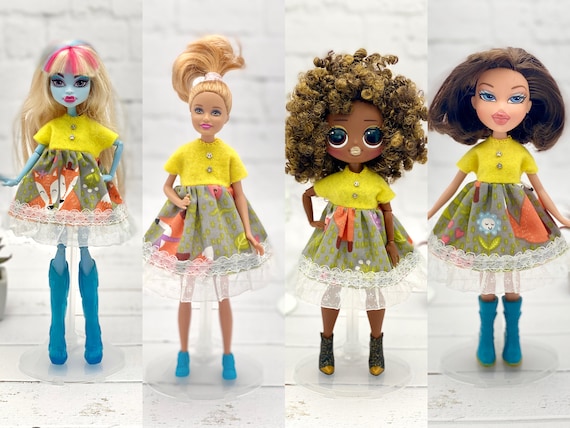 Fox Dress for Doll Monster High Barbie Sister Stacie Ruruko Pure