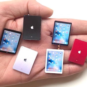 1:12 miniature tablet for doll, fits nendoroid, obtisu 11, Azone Picco Neemo, Phicen, Zjakazumi, 1/12 scale dollhouse accessories miniatures