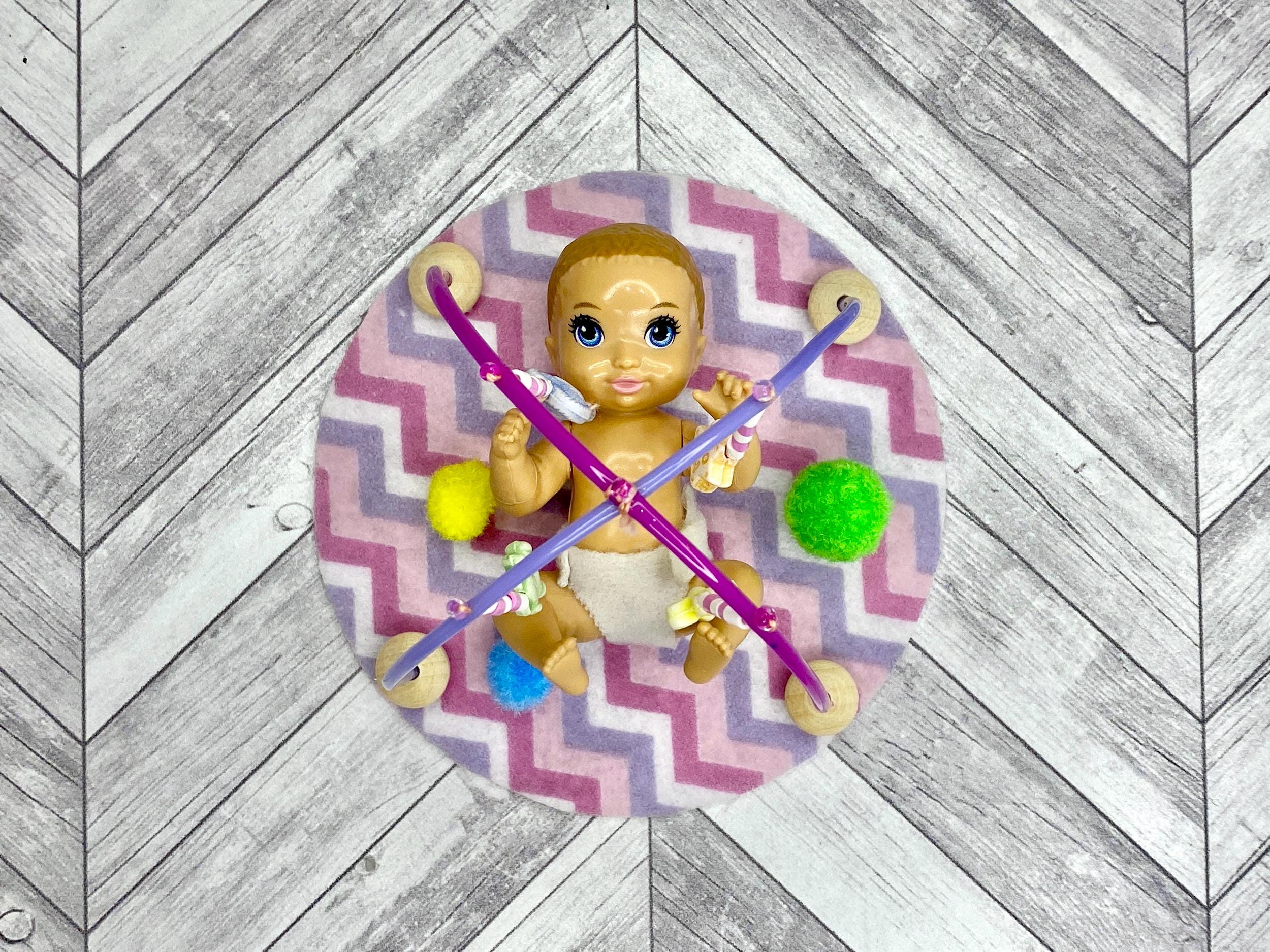Miniature Dollhouse Baby Gym / Baby Activity Center 1:6 Scale for 3 ...