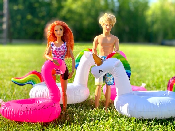 barbie inflatable pool