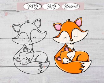 Download Baby Fox Svg Etsy