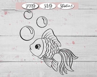 Download Goldfish Svg Etsy