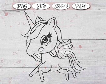 Unicorn Wings Svg Etsy