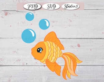 Download Goldfish Svg Etsy