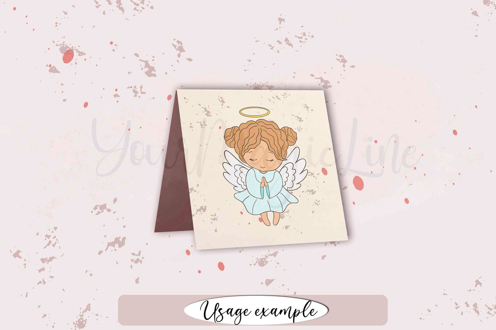 Christmas Angel SVG Cute angel Silhouette Cameo and Cricut | Etsy