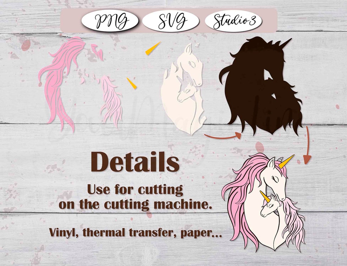 Free Free 307 Unicorn Family Svg SVG PNG EPS DXF File