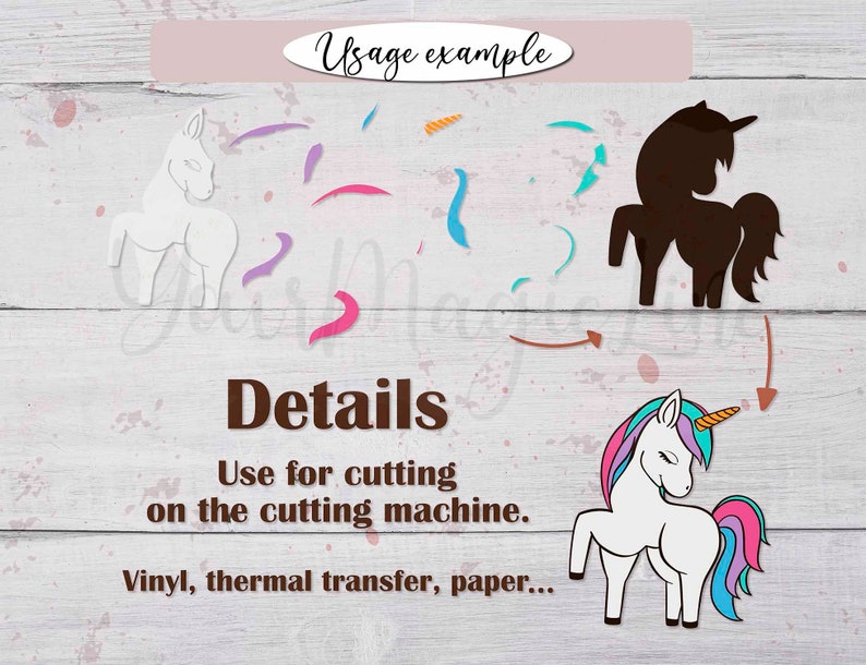 Free Free 224 Baby Unicorn Silhouette Svg SVG PNG EPS DXF File