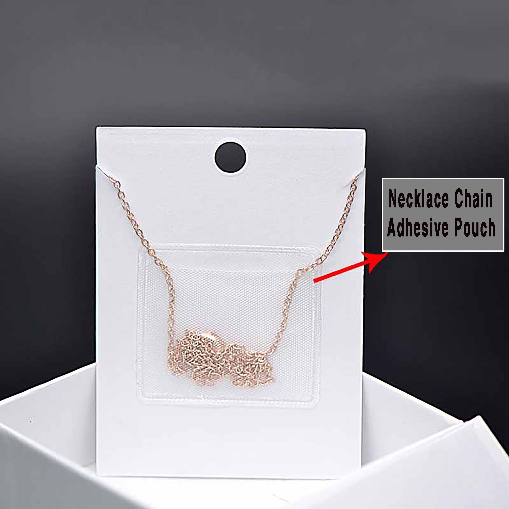 On Sale Necklace Chain Adhesive Pouchnecklace Chain Etsy