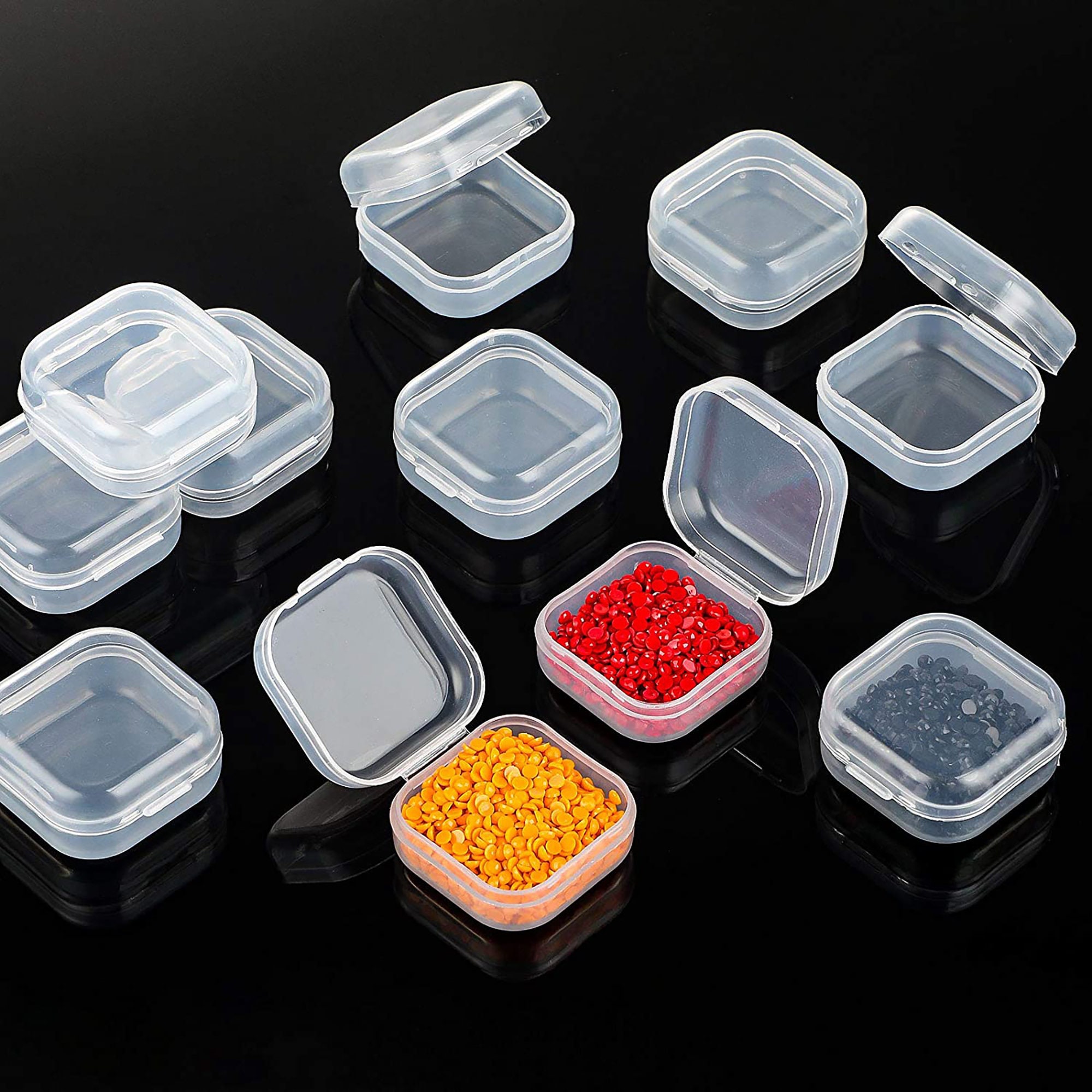 Small Plastic Storage Boxes With Hinged Lids atelieryuwa.ciao.jp