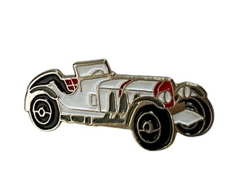 Vintage Mercedes Benz SSKL Auto Pin, Geschenk für Autosammler, Antiker Auto Pin