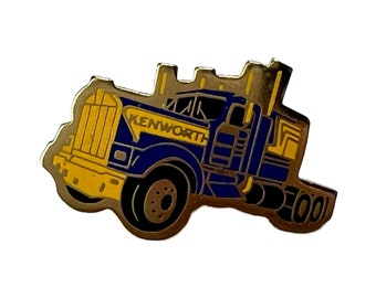 Vintage Kenworth Truck Pin, Retro Truck Driver Pin Gift