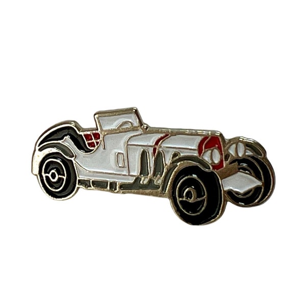 Vintage Mercedes Benz SSKL Car Pin, Gift for Car Collector, Antique Car Pin